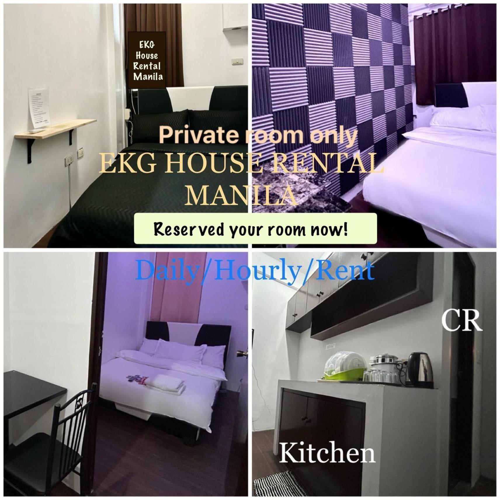 Private Room With Ac And Fan At Ekg Manila House Rental Zewnętrze zdjęcie
